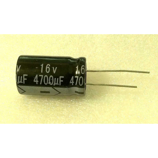 4700uf 16v 4700µF Radial d:16mm h:27mm