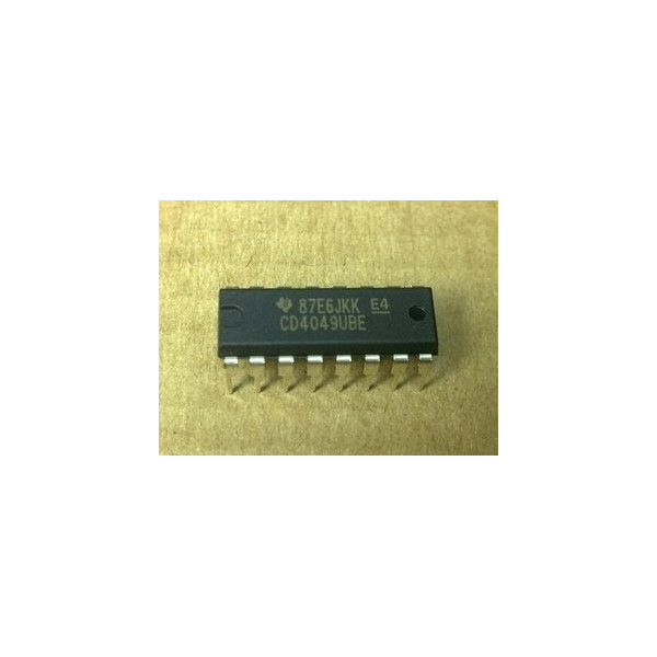 CD4049 UBE 6x Portes inverseurs